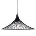 Beliani Pendant Lamp Giona Metal Black