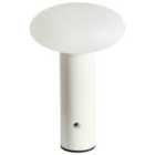 Beliani Wireless LED Table Lamp Buayan With Dimmer Metal White