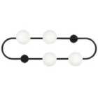 Beliani Wall Lamp Yango Metal Black