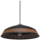 Beliani Pendant Lamp Minillas Metal Black