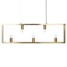 Beliani Pendant Lamp Bayas Metal Brass