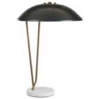 Beliani Table Lamp Danto Metal Black