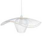 Beliani Pendant Lamp Lunga Metal White