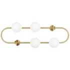 Beliani Wall Lamp Yango Metal Gold