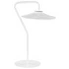 Beliani Table Lamp Galetti Metal White
