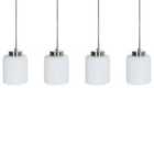 Beliani Pendant Lamp Caudelo Metal Black/ White