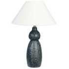 Beliani Table Lamp Matina Ceramic White