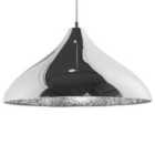 Beliani Pendant Lamp Iskar Metal Silver