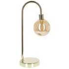 Beliani Table Lamp Ramis Metal Gold