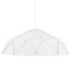 Beliani Pendant Lamp Senia Metal White