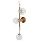 Beliani Wall Lamp Tulija Metal Gold