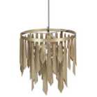 Beliani Chandelier Chambal Metal Brass