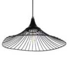 Beliani Pendant Lamp Mazaro Metal Black