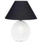 Beliani Table Lamp Cadena Ceramic Beige