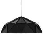Beliani Pendant Lamp Senia Metal Black