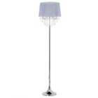 Beliani Floor Lamp Evans Metal Light Grey