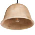 Beliani Pendant Lamp Goika Mango Wood Light Brown