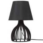 Beliani Table Lamp Agueda Black