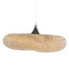Beliani Pendant Lamp Boyne Bamboo Wood Light Brown