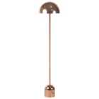 Beliani Floor Lamp Macasia Metal Copper