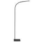 Beliani LED Floor Lamp Norma With Dimmer Metal Black