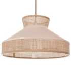 Beliani Pendant Lamp Batali Rattan Beige