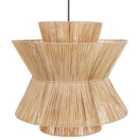 Beliani Pendant Lamp Telamba Wicker Natural