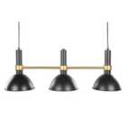 Beliani Pendant Lamp Beles Metal Black
