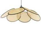Beliani Pendant Lamp Meroo Paper Natural