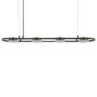 Beliani LED Pendant Lamp Mali Metal Black