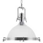 Beliani Pendant Lamp Ebron Glass White