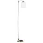 Beliani Floor Lamp Caudelo Metal Black/ White