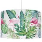 Beliani Pendant Lamp Flamingo Multicolour