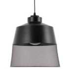 Beliani Pendant Lamp Muga Metal Black