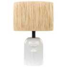Beliani Table Lamp Jubones Ceramic Natural