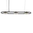 Beliani LED Pendant Lamp Mali Metal Black