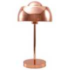 Beliani Table Lamp Senette Metal Copper