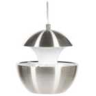 Beliani Pendant Lamp Bojana Metal Silver
