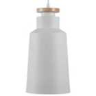 Beliani Pendant Lamp Neva Metal White