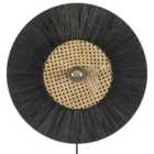 Beliani Wall Lamp YAApi Paper Black