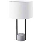 Beliani Table Lamp Remus Metal White