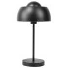 Beliani Table Lamp Senette Metal Black