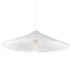 Beliani Pendant Lamp Porongos Papier-mâché White