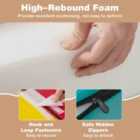 Costway 10 Pieces Foam Climbing Blocks Set with PU Leather Surface for 1-3 Years Old-Colourful