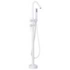 Beliani Freestanding Bathtub Faucet Victoria White