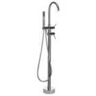 Beliani Freestanding Bathtub Faucet Tugela Silver