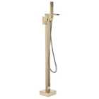 Beliani Freestanding Bathtub Faucet Boyoma Gold