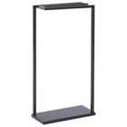 Beliani Towel Stand Garcitas Metal Black
