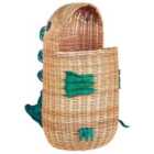 Beliani Kids Basket Dragon Cradock Rattan Natural