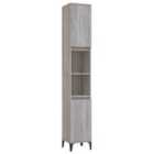 Vidaxl Bathroom Cabinet Grey Sonoma 30X30X190 Cm Engineered Wood